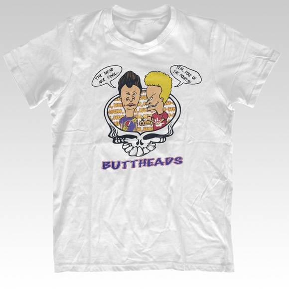 Grateful Dead Beavis and Butthead Shakedown Street T-shirt Fire Mountain NWT SS - Picture 1 of 4